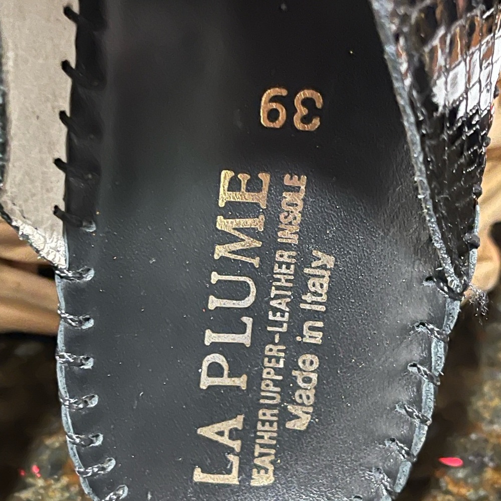 La Plume leather sandals - Picture 10 of 11